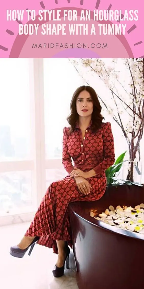 how to dress an hourglass figure with a big tummy