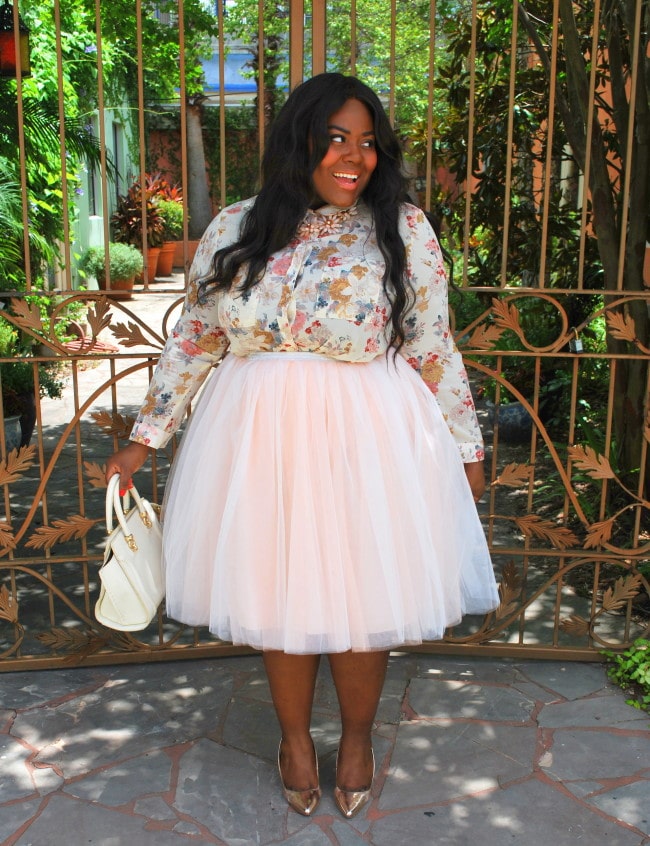 how to wear a tulle skirt for plus size