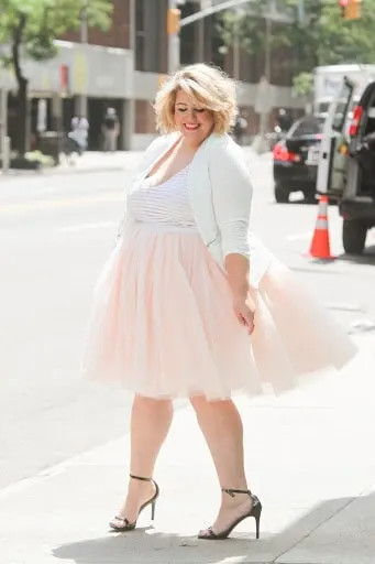 how to wear a tulle skirt for plus size