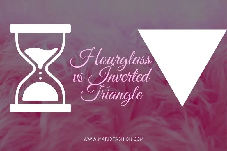 what is difference between hourglass and inverted triangle