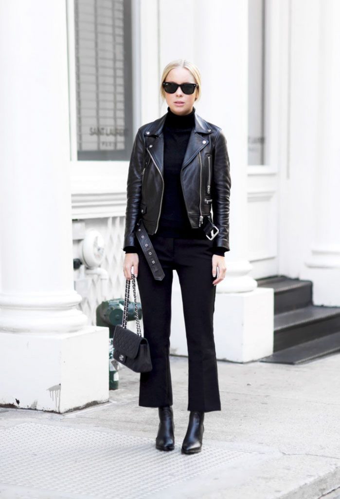 how to wear black clothing everyday