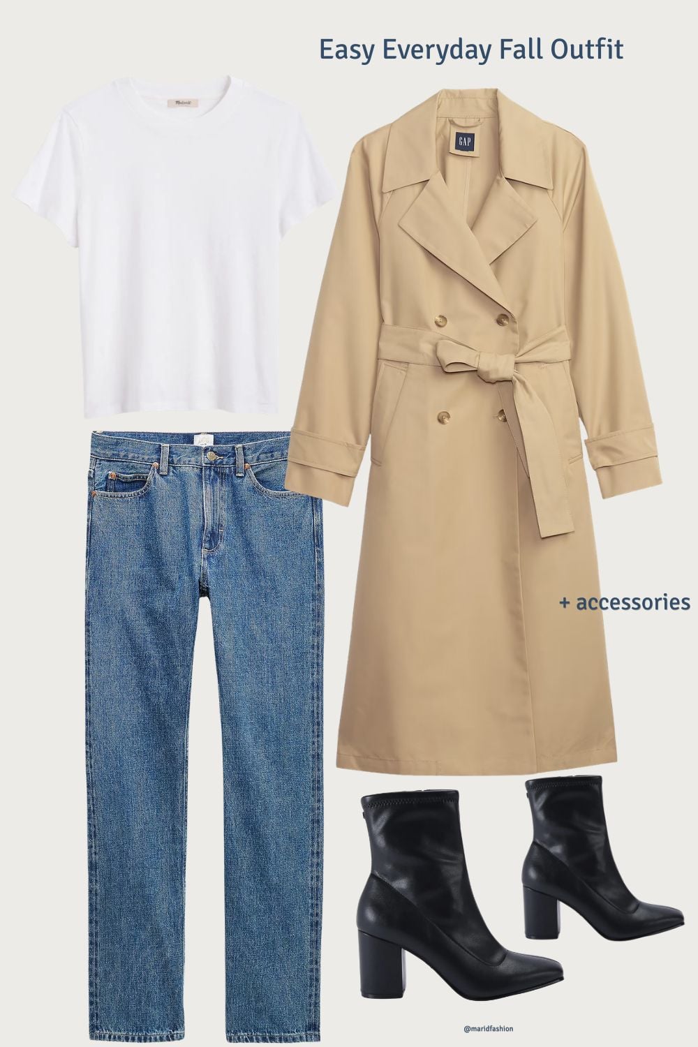 Easy Everyday Fall Outfits fall clothing capsule for women over 40