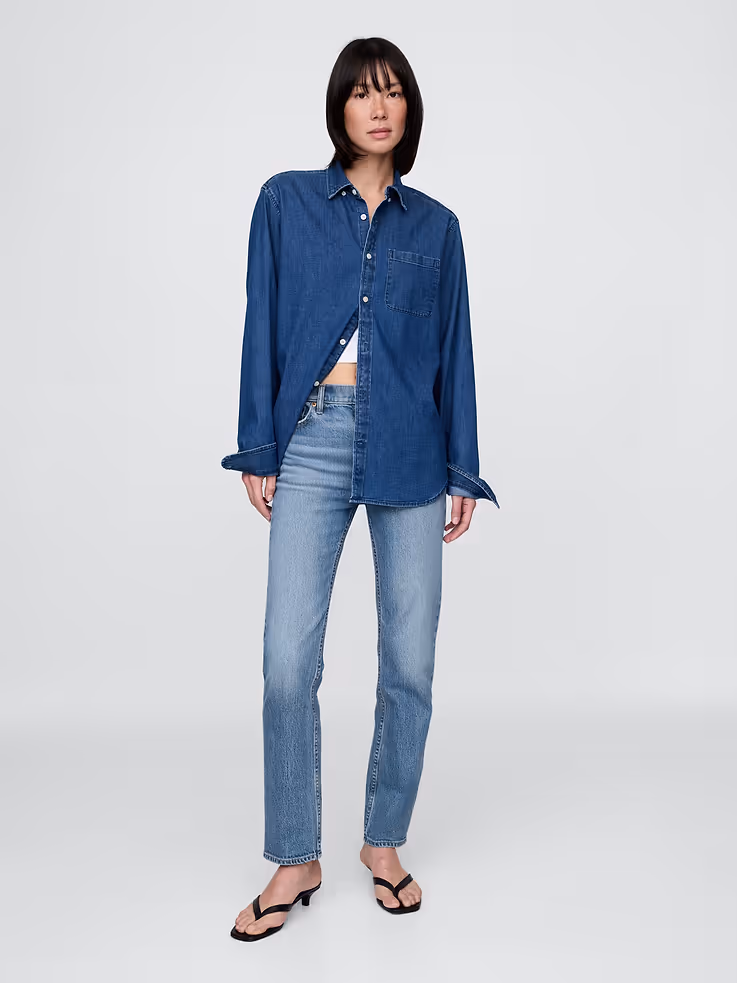 straight leg jeans