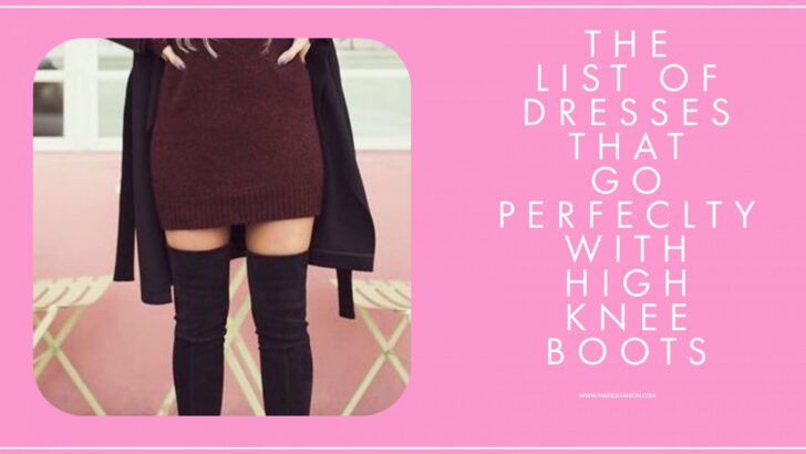 dresses to wear with knee high boots