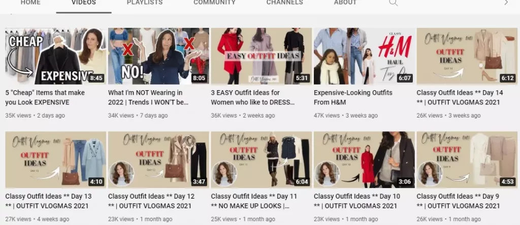 Youtube fashion over 40