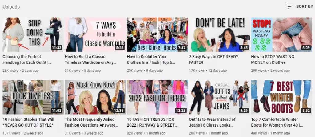 Youtube fashion over 40