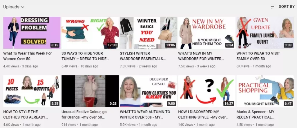 Youtube fashion over 40