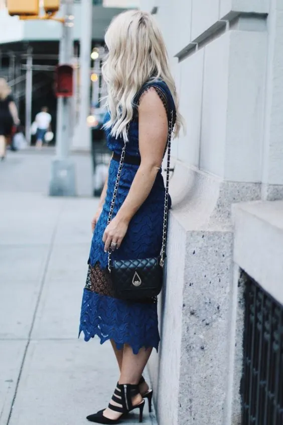 how to wear lace dresses with boots