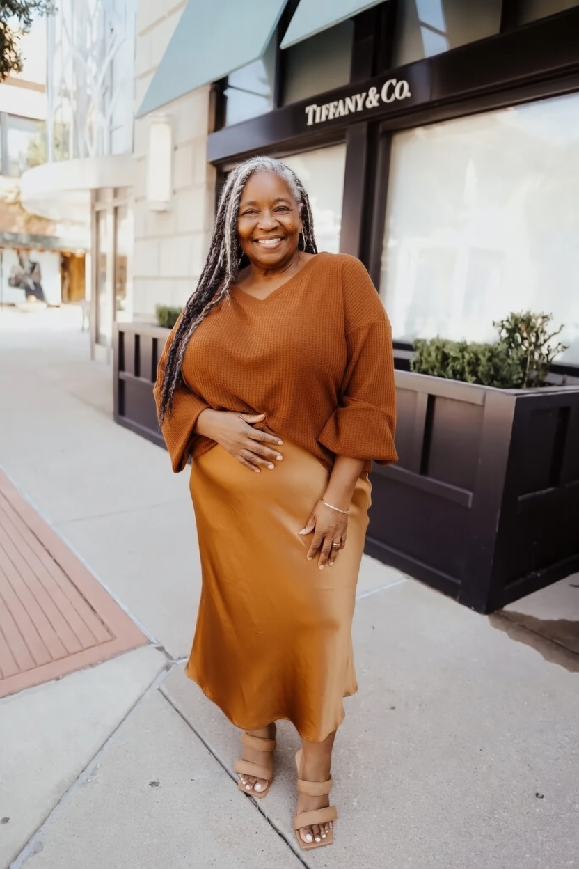 how to dress over 50 and overweight