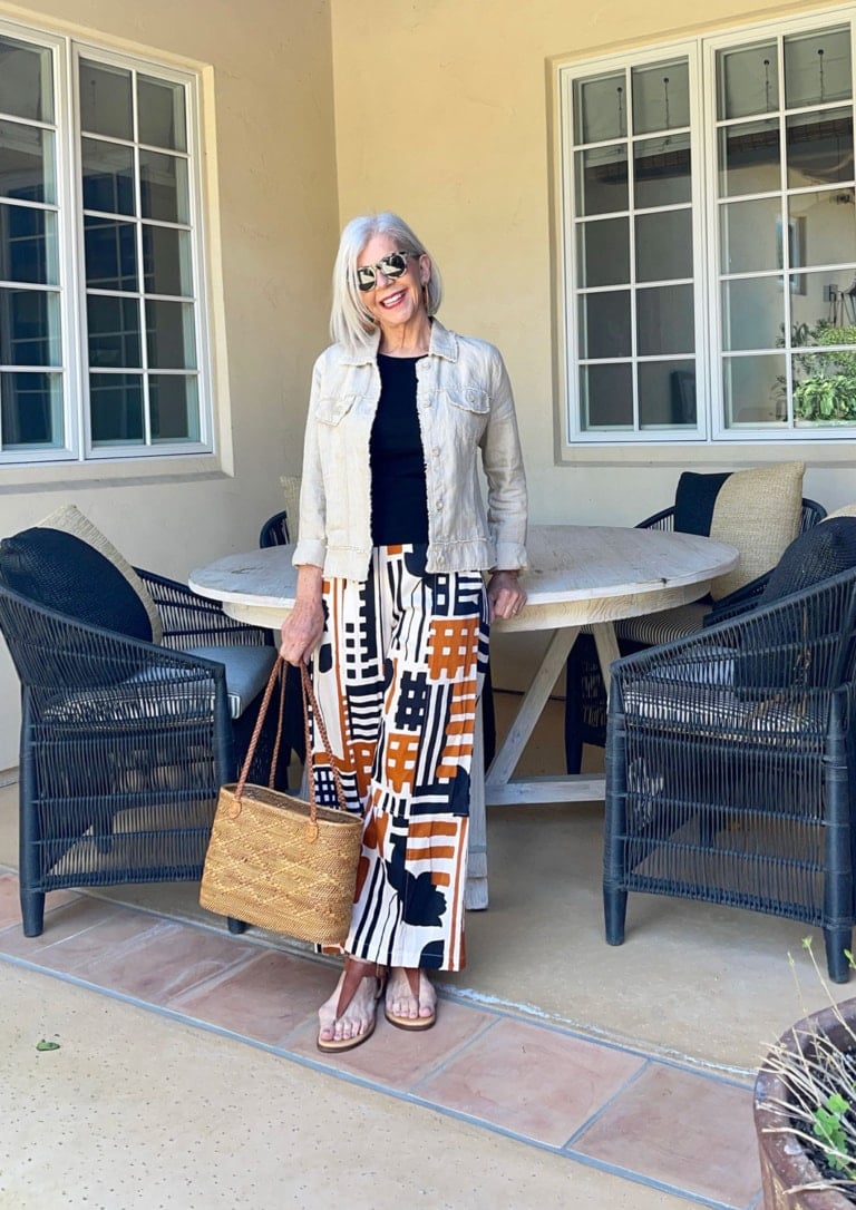 how to wear a denim jacket over 50