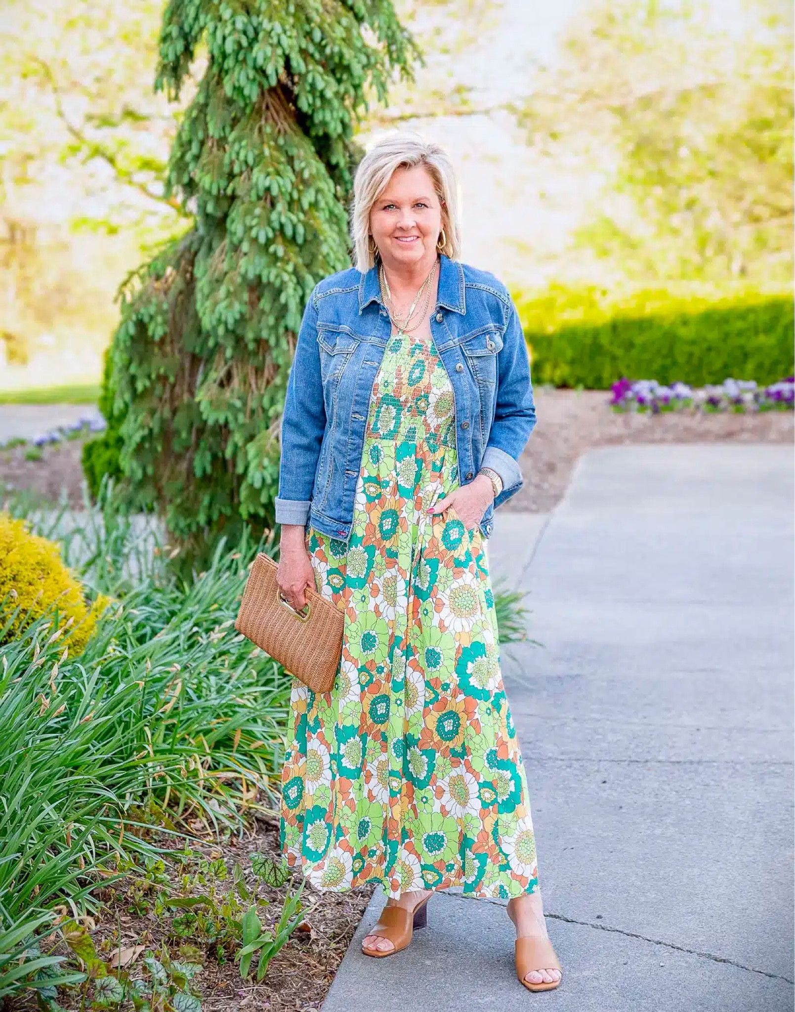 how to wear a denim jacket over 50