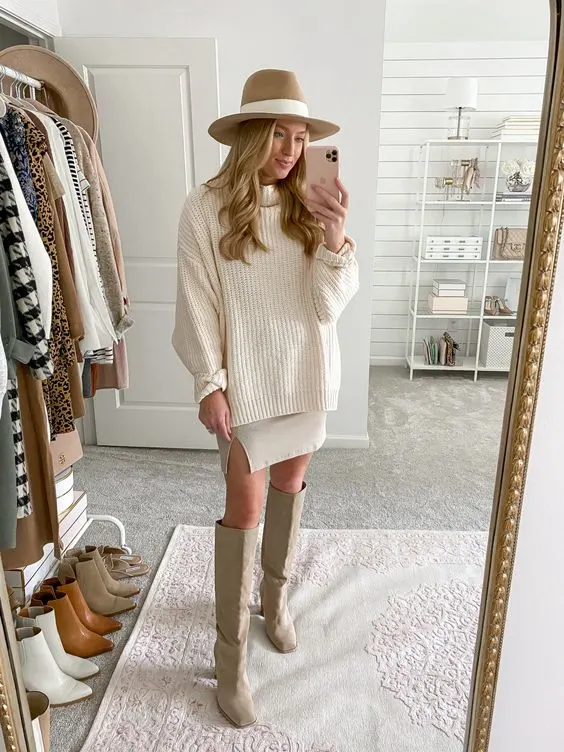 how to wear over-the-knee boots over 40