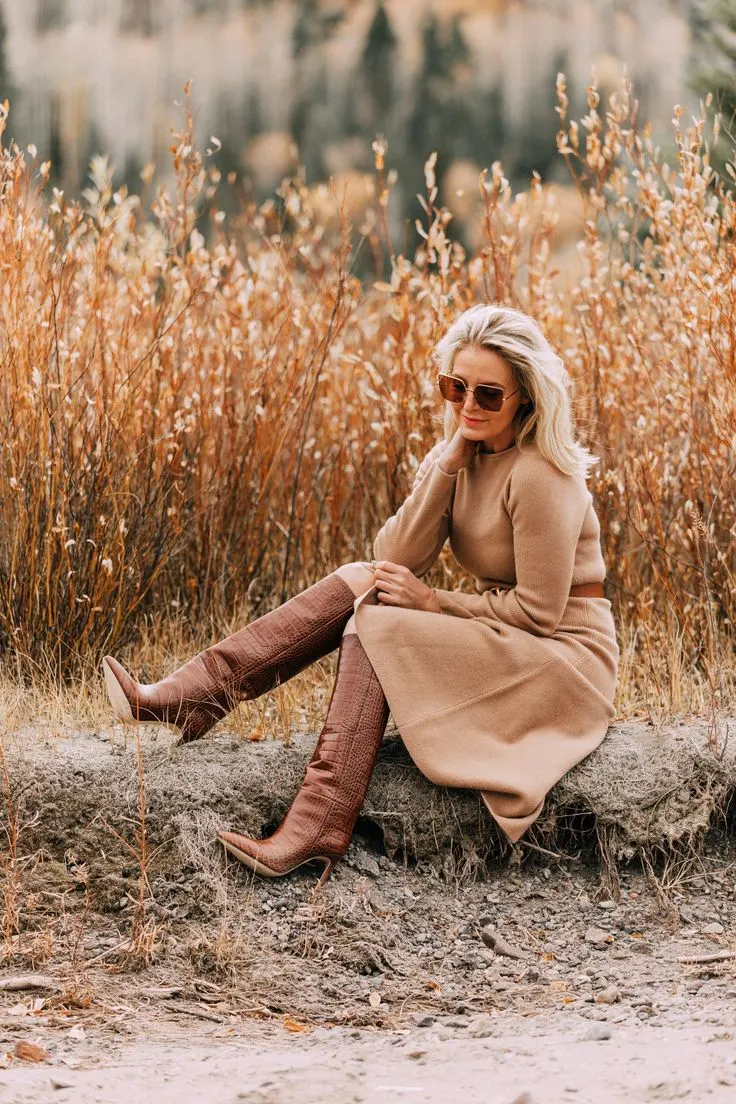 how to wear over-the-knee boots over 40