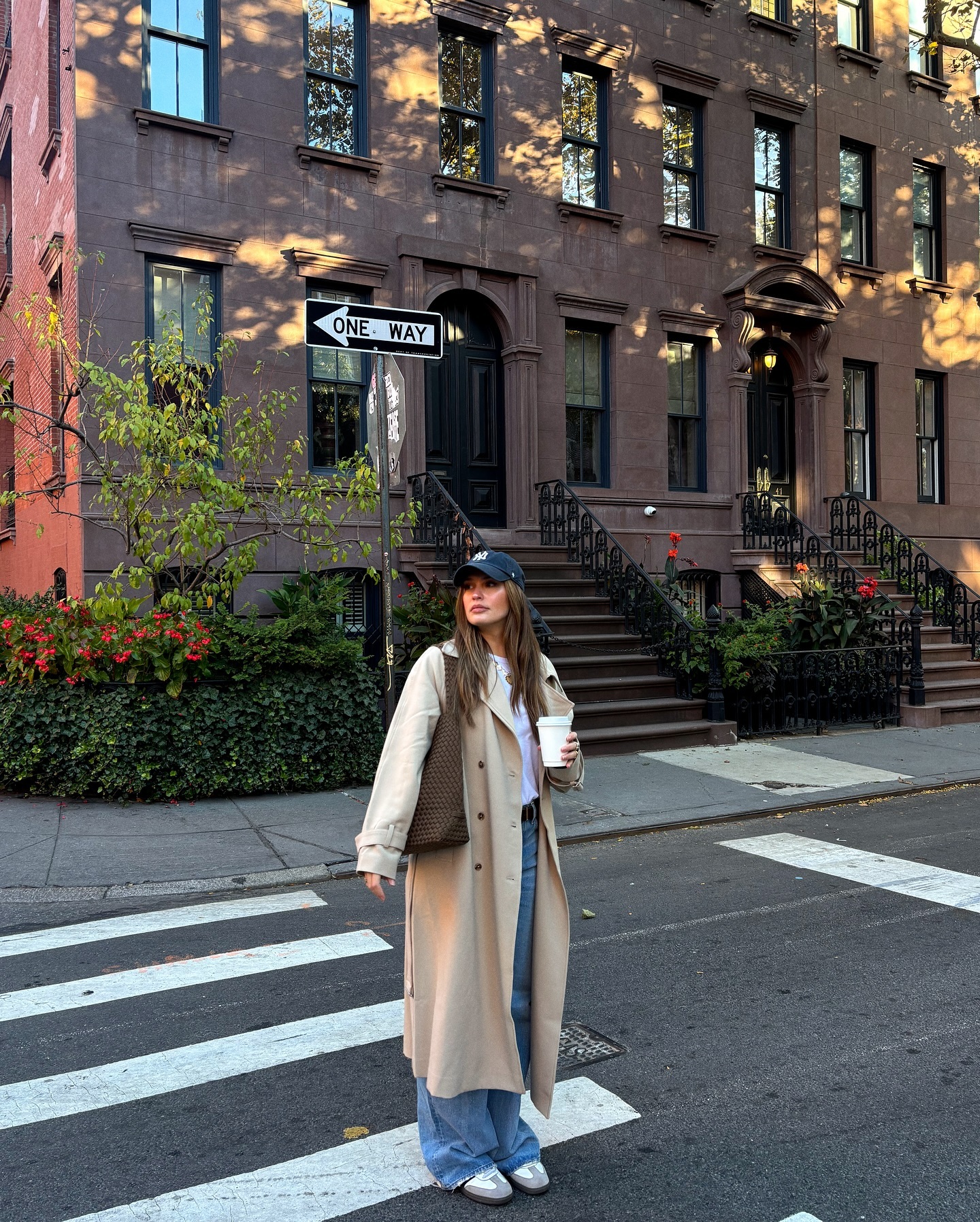 back to school outfits with trench coat