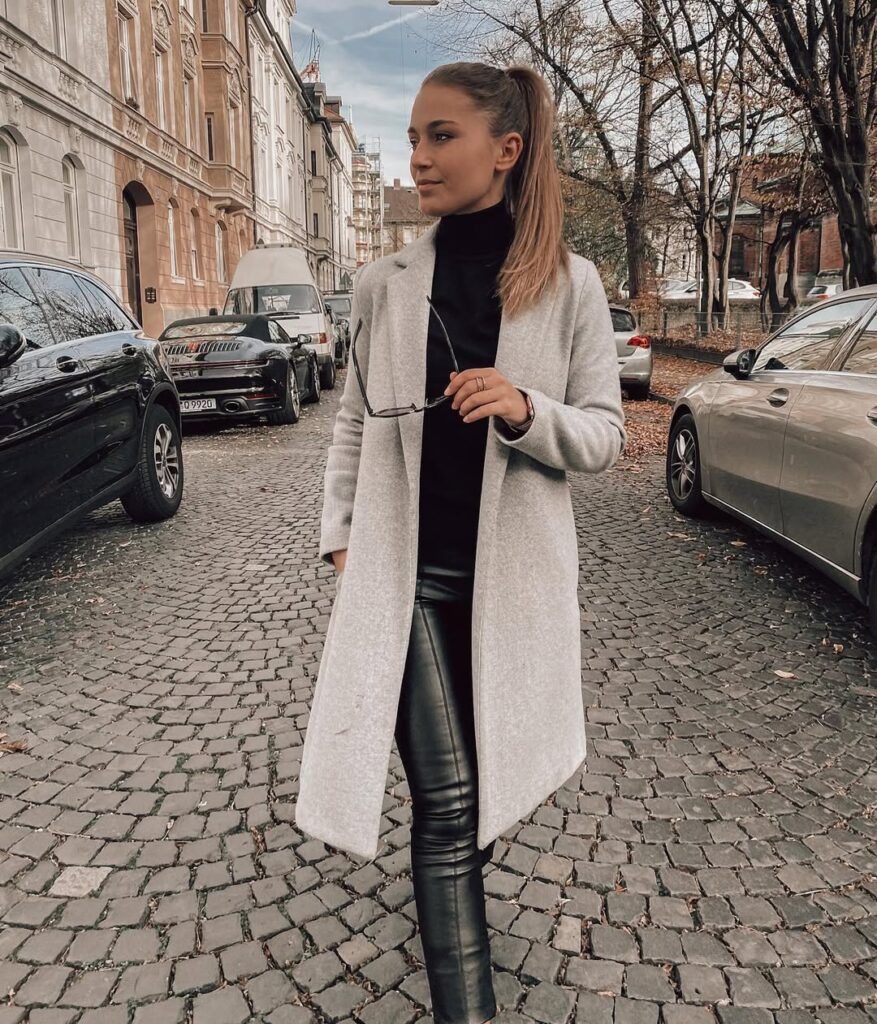 Cozy And Fresh Winter To Spring Transition Outfits