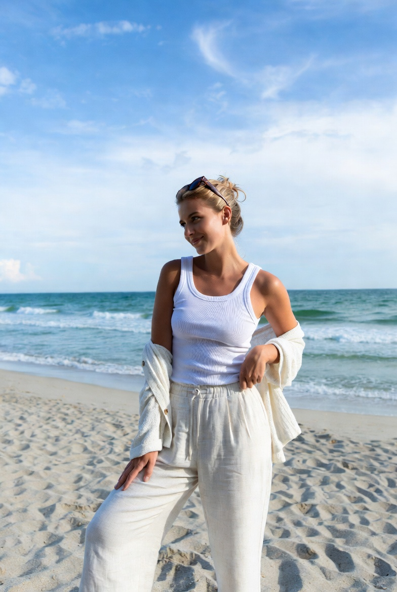 early spring beach outfits