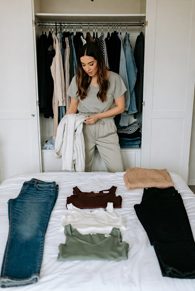 how to create outfits from clothes you own choose basics