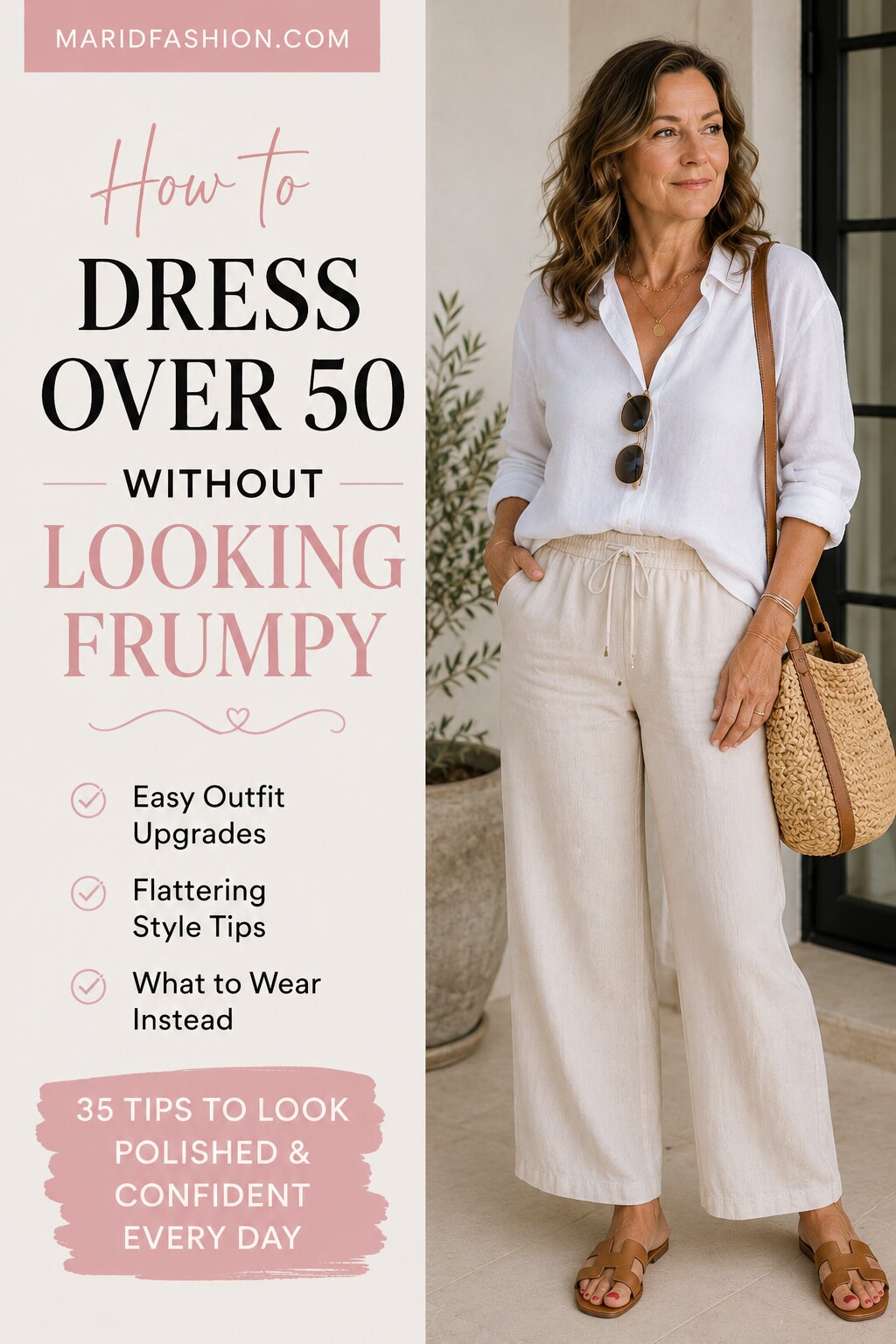 How to Dress Over 50 Without Looking Frumpy