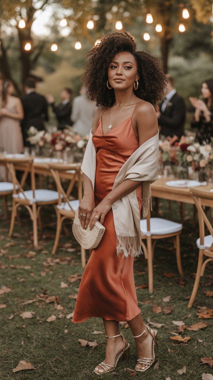 fall wedding guest dress